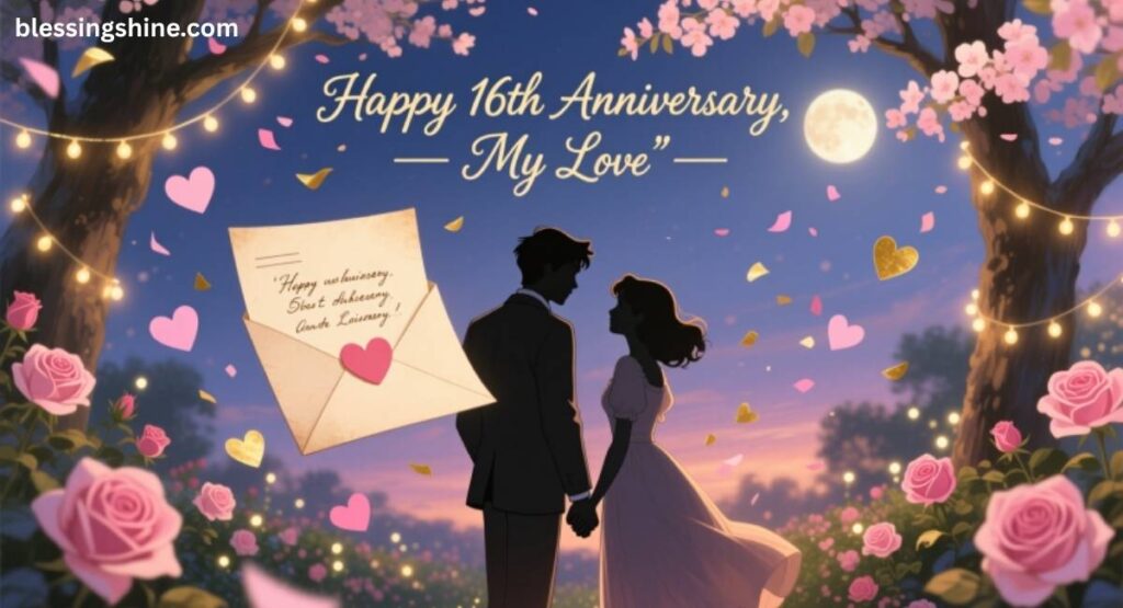 Happy 16th Anniversary Wishes for Boyfriend