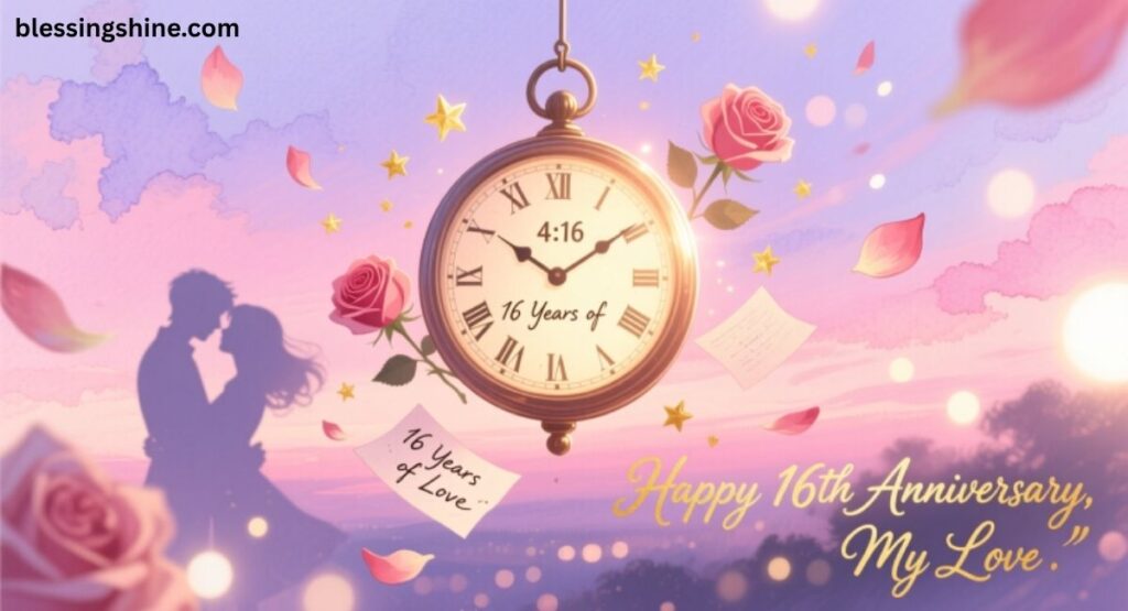 Happy 16th Anniversary Wishes for Girlfriend