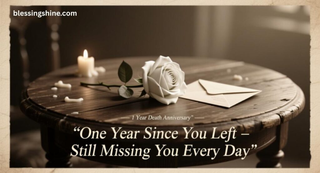 1 Year Death Anniversary Quotes