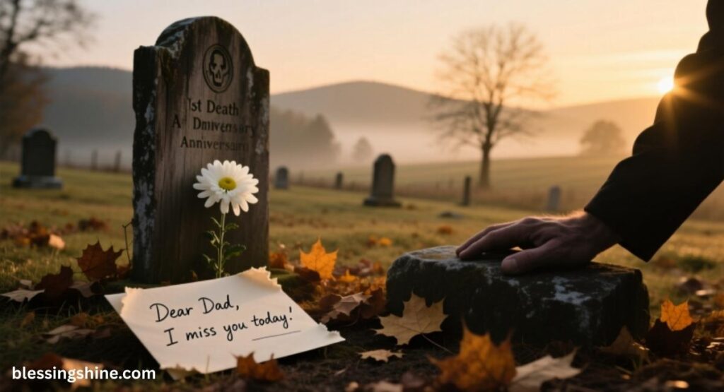 1st Death Anniversary Message for a Father