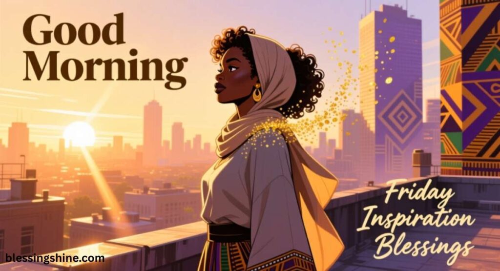 Good Morning African American Friday Inspiration Blessings