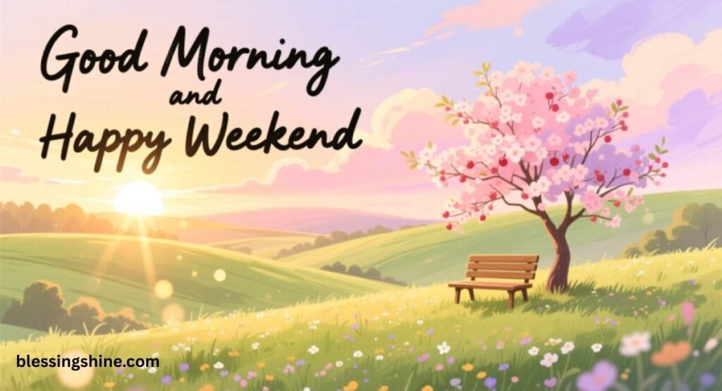 Good Morning and Happy Weekend