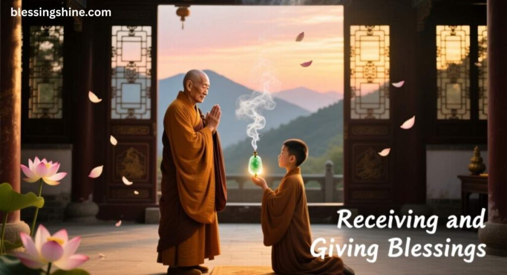 Receiving and Giving Blessings