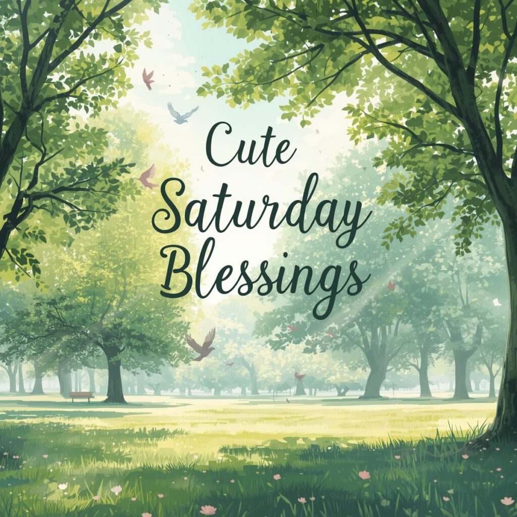 Saturday Morning Blessings